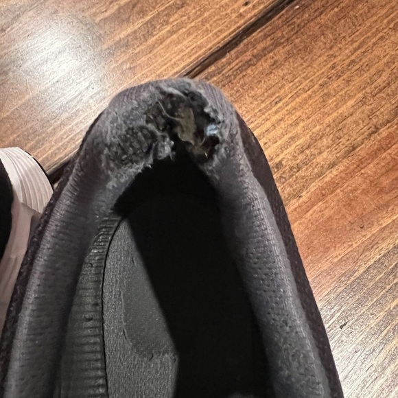 On Running Men's Black Athletic Shoes, size 12, well worn, see pics. - Picture 5 of 9